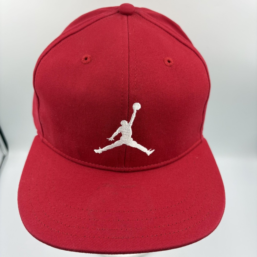 Jordan Hat Cap Strap Back Youth Red Jumpman Basketball Logo Adjustable Boys‎